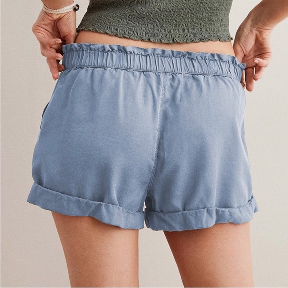 Blue summer shorts S - Picture 2 of 3